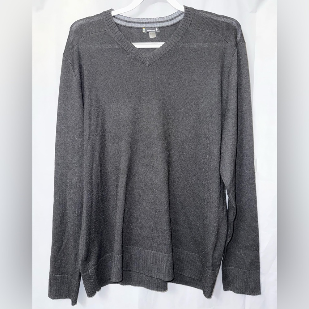 Smartwool Men's Sparwood V-Neck Sweater Size L